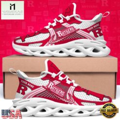 Rutgers Scarlet Knights Personalized Clunky Sneaker Max Soul Shoes