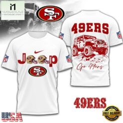 San Francisco 49ers NFL Premium NFL Jeep 3D Shirt