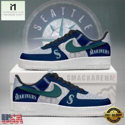 Seattle Mariners MLB Unique Sports Air Force 1 Low Top Shoes Running Sneakers