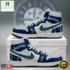 Seattle Mariners MLB Unique Sports Air Jordan 1 High Top Shoes Running Sneakers
