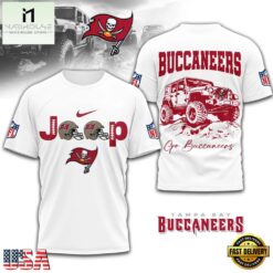 Tampa Bay Buccaneers NFL Premium NFL Jeep 3D Shirt
