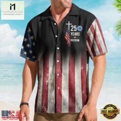 Tennessee Titans 250 Years Of Freedom American Flag Eagle Hawaiian Shirt