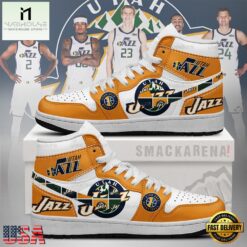 Utah Jazz NBA Nike Air Jordan 1 Sneakers Shoes