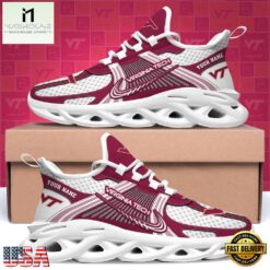Virginia Tech Hokies Personalized Clunky Sneaker Max Soul Shoes