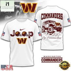 Washington Commanders NFL Premium NFL Jeep 3D Shirt