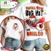Baltimore Orioles MLB x Hello Kitty Women T-Shirt 3 Baltimore Orioles MLB x Hello Kitty Women T-Shirt
