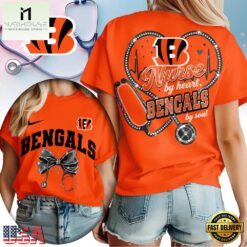 Cincinnati Bengals 2026 NFL Nurse By Heart Unisex 3D Shirt