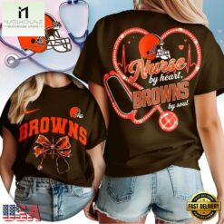 Cleveland Browns 2026 NFL Nurse By Heart Unisex 3D Shirt