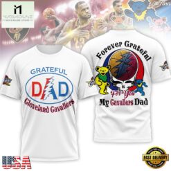 Cleveland Cavaliers Premium NBA Grateful Dead Father Day 3D Shirt