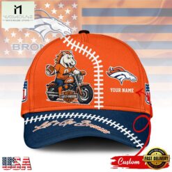 Custom Name Denver Broncos NFL Harley Davidson Classic Baseball Cap