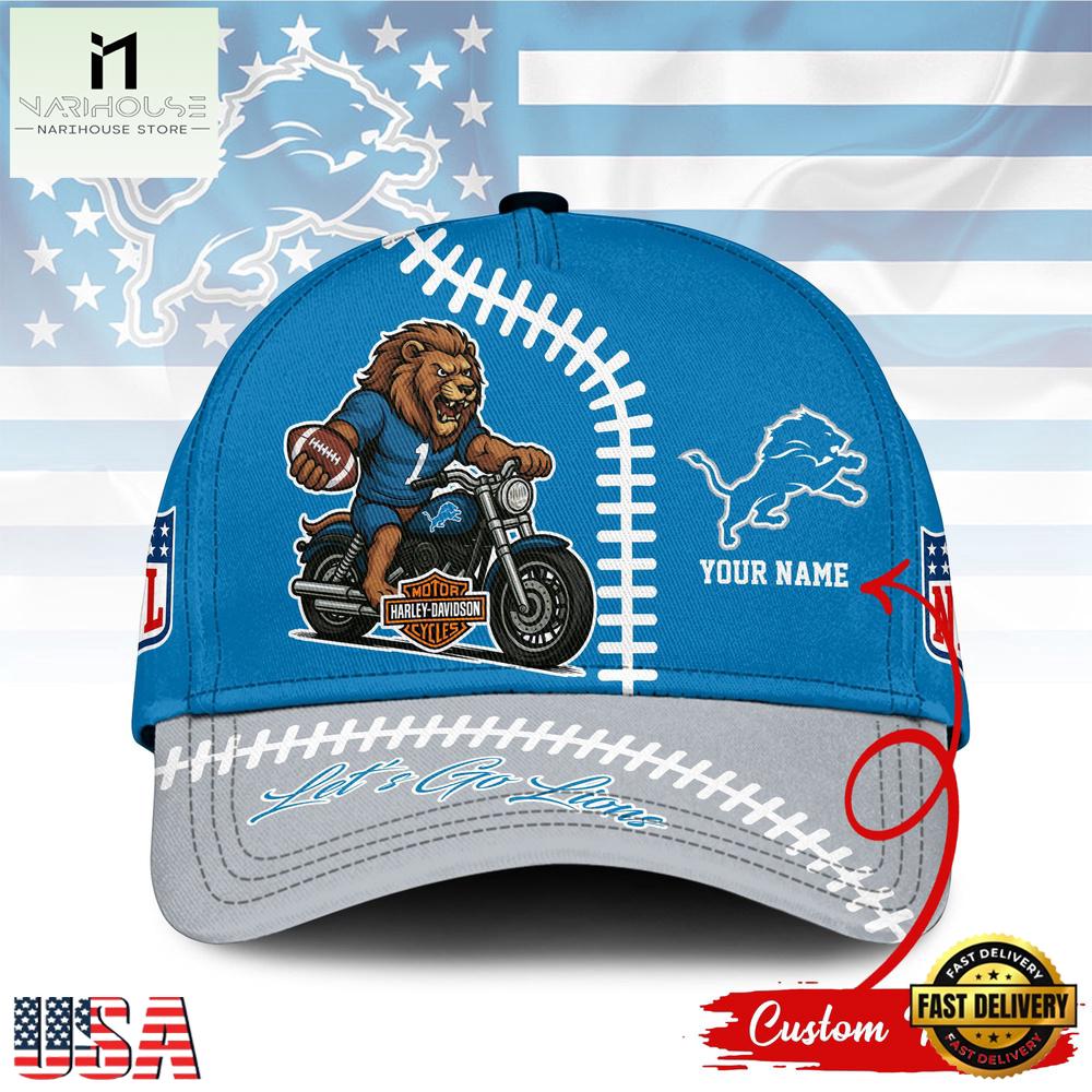 Detroit Lions NFL Harley Davidson 2026 Classic Cap Hats Detroit Lions NFL Harley Davidson 2026 Classic Cap Hats
