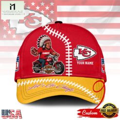Custom Name Kansas City Chiefs NFL Harley Davidson Classic Baseball Cap