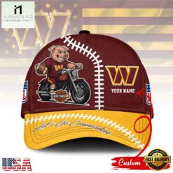 Custom Name Washington Commanders NFL Harley Davidson Classic Baseball Cap