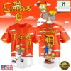 Detroit Tigers x The Simpsons New Design Baseball Jersey