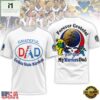 Golden State Warriors Premium NBA Grateful Dead Father Day 3D Shirt