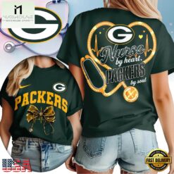Green Bay Packers 2026 NFL Nurse By Heart Unisex 3D Shirt