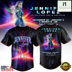 Jennifer Lopez Up All Night Concert Baseball Jersey