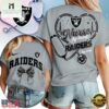 Las Vegas Raiders 2026 NFL Nurse By Heart Unisex 3D Shirt