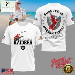 Las Vegas Raiders NFL Forever in Margaritaville 3D T-Shirt