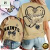 New Orleans Saints 2026 NFL Nurse By Heart Unisex 3D Shirt
