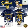 New York Yankees x The Simpsons New Design Baseball Jersey Shirt 3 New York Yankees x The Simpsons New Design Baseball Jersey