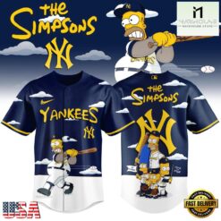 New York Yankees x The Simpsons New Design Baseball Jersey