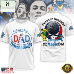 Orlando Magic Premium NBA Grateful Dead Father Day 3D Shirt