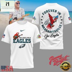 Philadelphia Eagles NFL Forever in Margaritaville 3D T-Shirt