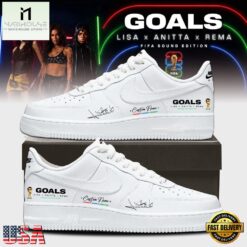 Anitta Goals FIFA World Cup 2026 White Air Force 1 Shoes