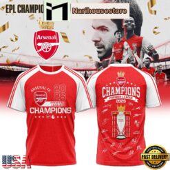 Arsenal EPL Champions 2026 Vintage T-Shirt