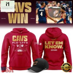 Cleveland Cavaliers 2026 Playoffs Let Em Know Unisex Hoodie
