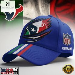 Custom Name Houston Texans NFL Italy Classic Cap
