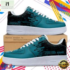 Custom Name Jacksonville Jaguars NFL Color Pattern Air Force 1 Shoes