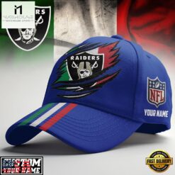 Custom Name Las Vegas Raiders NFL Italy Classic Cap