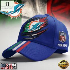 Custom Name Miami Dolphins NFL Italy Classic Cap