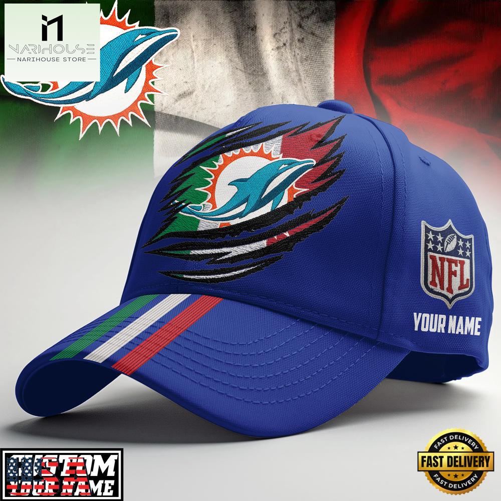 Custom Name Miami Dolphins NFL New 2026 Version Cap Hats Custom Name Miami Dolphins NFL New 2026 Version Cap Hats