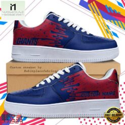 Custom Name New York Giants NFL Color Pattern Air Force 1 Shoes