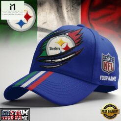 Custom Name Pittsburgh Steelers NFL Italy Classic Cap