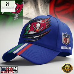 Custom Name Tampa Bay Buccaneers NFL Italy Classic Cap