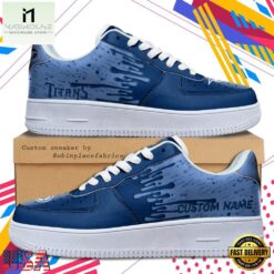 Custom Name Tennessee Titans NFL Color Pattern Air Force 1 Shoes