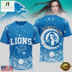 Detroit Lions NFL Alanis Morissette 3D T-Shirt