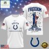 Indianapolis Colts NFL 250 Years of American Freedom 3D T-Shirt