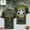 MLB Baltimore Orioles US Army 250th Birthday 2026 T-Shirt 3 MLB Baltimore Orioles US Army 250th Birthday Design 3D T Shirt