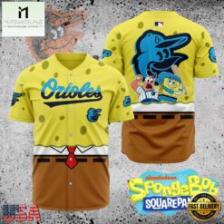 MLB Baltimore Orioles x SpongeBob SquarePants Baseball Jersey