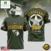 MLB Cleveland Guardians US Army 250th Birthday 2026 T-Shirt 2 MLB Cleveland Guardians US Army 250th Birthday Design 3D T Shirt
