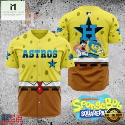 MLB Houston Astros x SpongeBob SquarePants Baseball Jersey