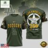 MLB Los Angeles Dodgers US Army 250th Birthday 2026 T-Shirt 3 MLB Los Angeles Dodgers US Army 250th Birthday Design 3D T Shirt