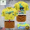 MLB Los Angeles Dodgers x SpongeBob SquarePants New 2026 Version Baseball Jersey 3 MLB Los Angeles Dodgers x SpongeBob SquarePants Baseball Jersey