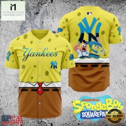 MLB New York Yankees x SpongeBob SquarePants Baseball Jersey