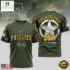 MLB Philadelphia Phillies US Army 250th Birthday Design 3D T Shirt